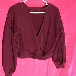 Rue21 Backless Maroon Sweater